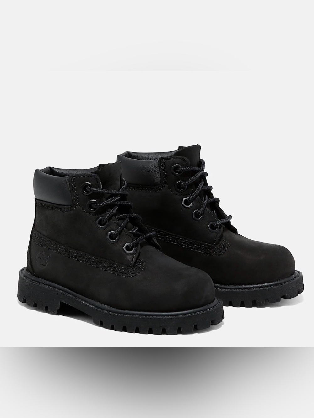 Black Lace-Up Lug Sole Boots - Picture 6 of 16
